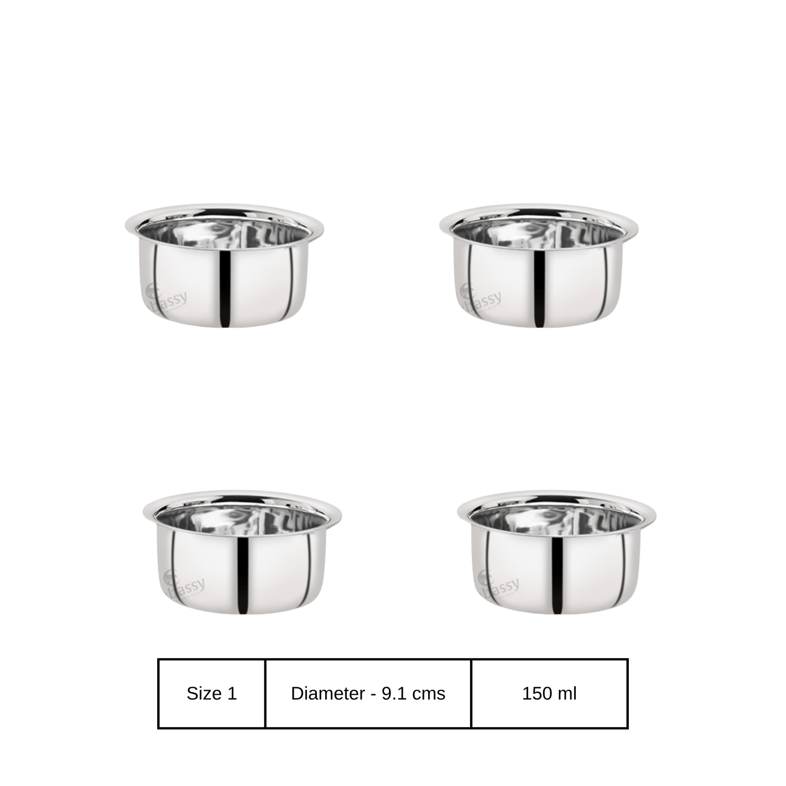 Embassy Coffee Dabra SPL Premium Stainless Steel Coffee Cup - Traditional Indian Coffee Glass Set