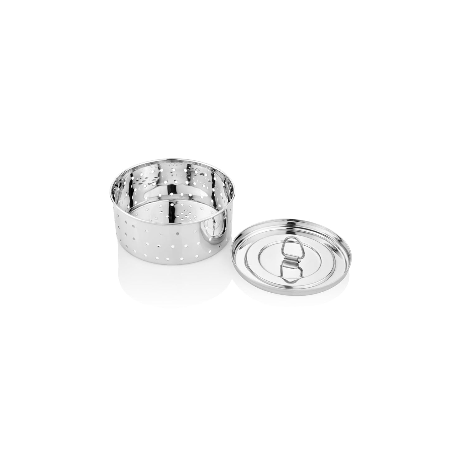 KITCHEN MART Stainless Steel Round Paneer Mould Maker Strainer