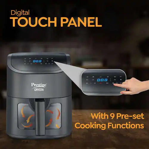 Prestige Crysta Electric Digital Air Fryer 4.5 L