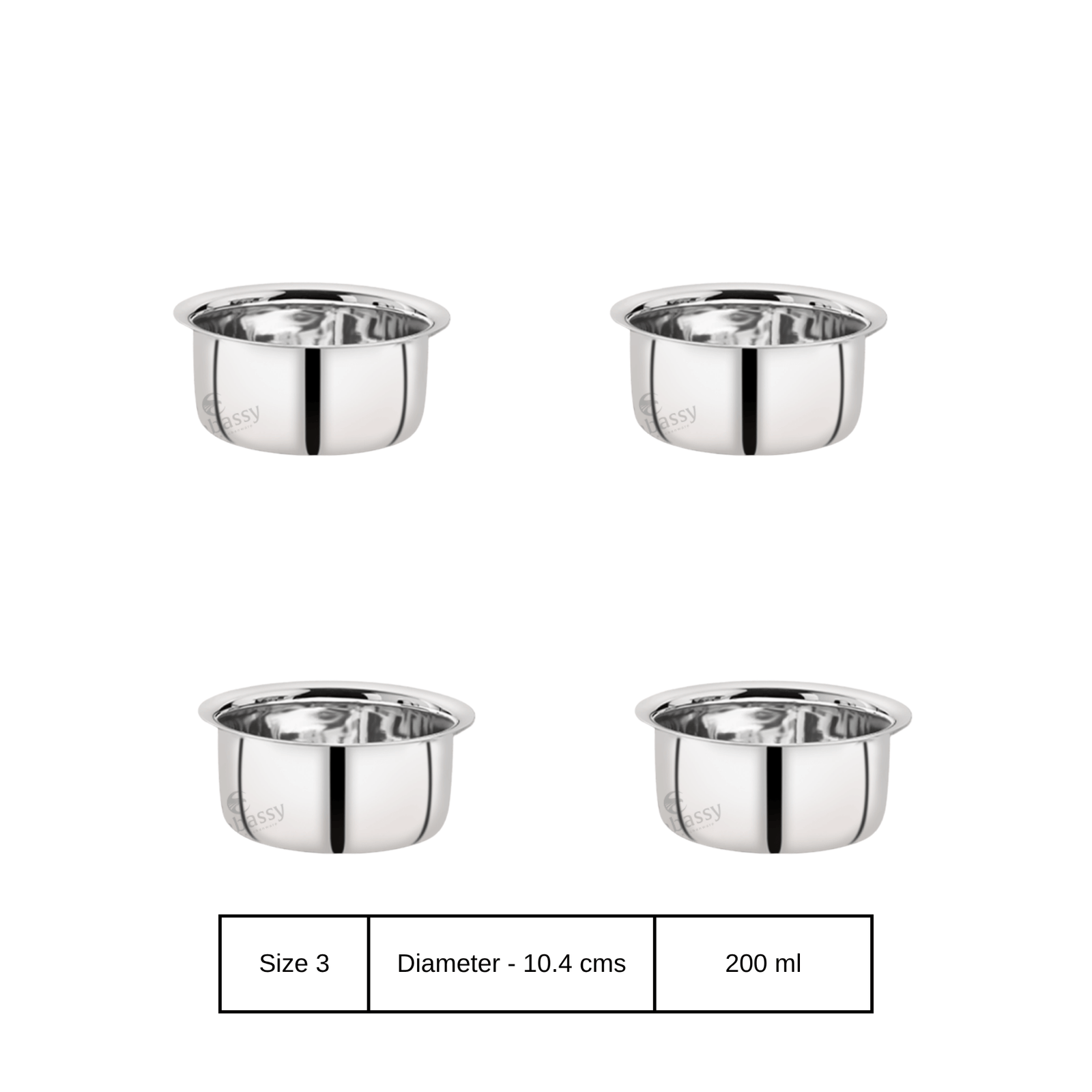 Embassy Coffee Dabra SPL Premium Stainless Steel Coffee Cup - Traditional Indian Coffee Glass Set