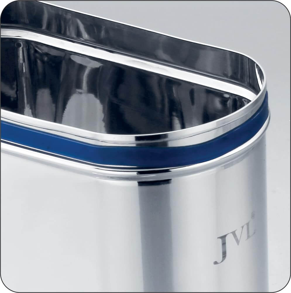 JVL Stainless Steel Kitchen Galaxy Window Storage Canister – Capsule Shape