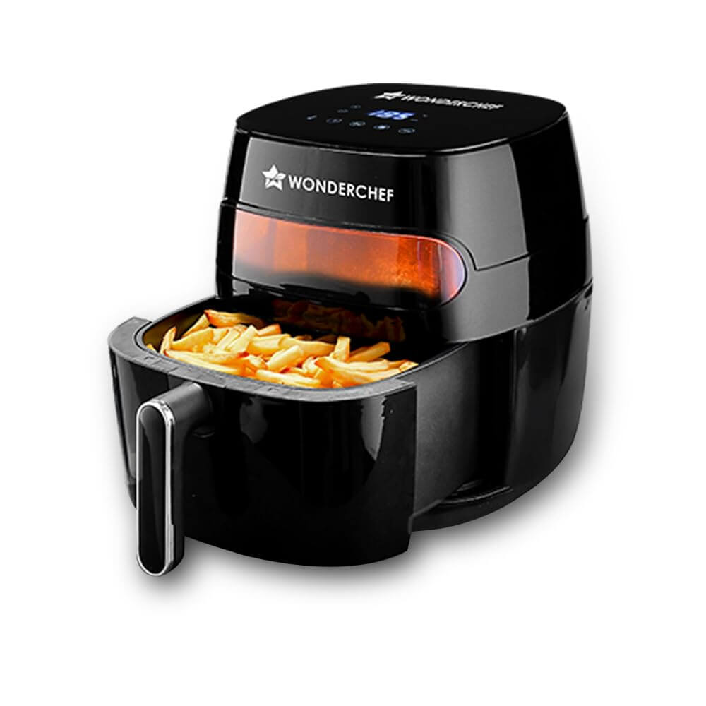 Wonderchef Swift Digital Air Fryer 6L with viewing window and digital touch panel