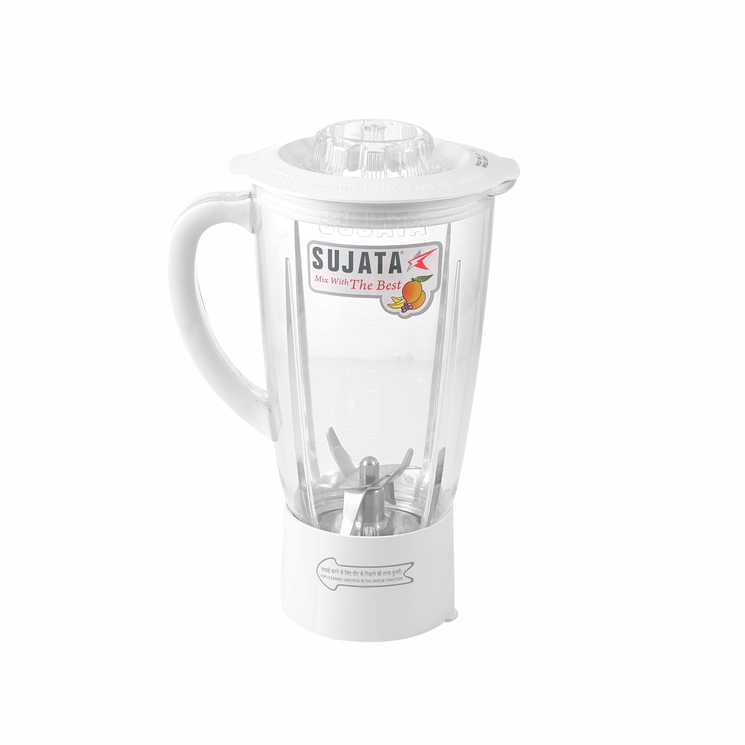 Sujata Original Plastic Juicer Jar 1750ml - Compatible with 900W Models Only