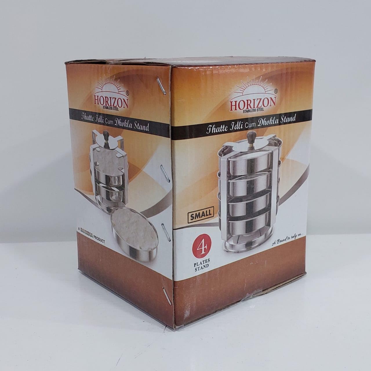 HORIZON Stainless Steel Thatte Idly Cum Dhokla Stand for Outer Lid Cooker – Small Size