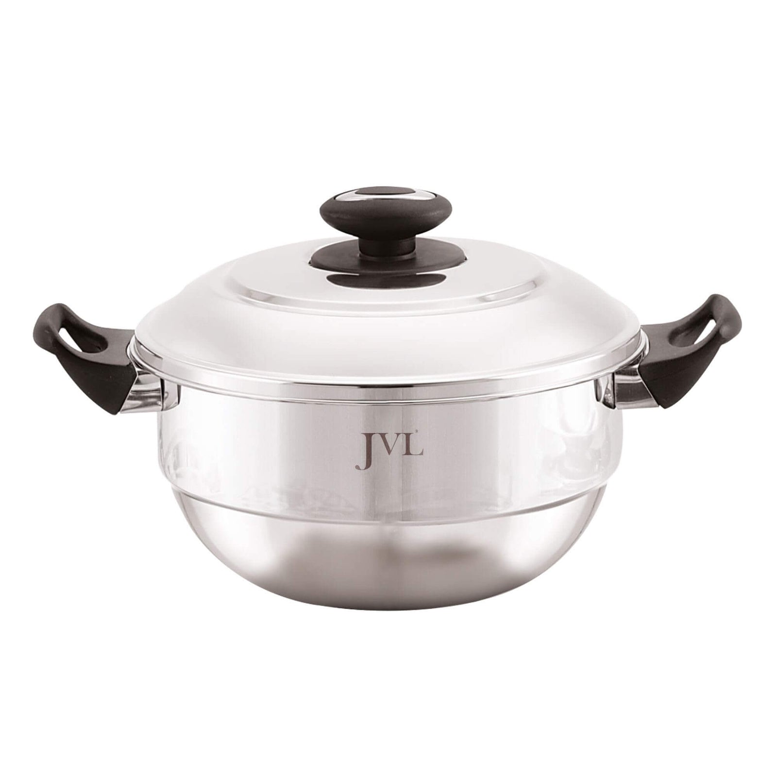 Premium quality multi-purpose steamer kadai set with food-grade stainless steel construction
