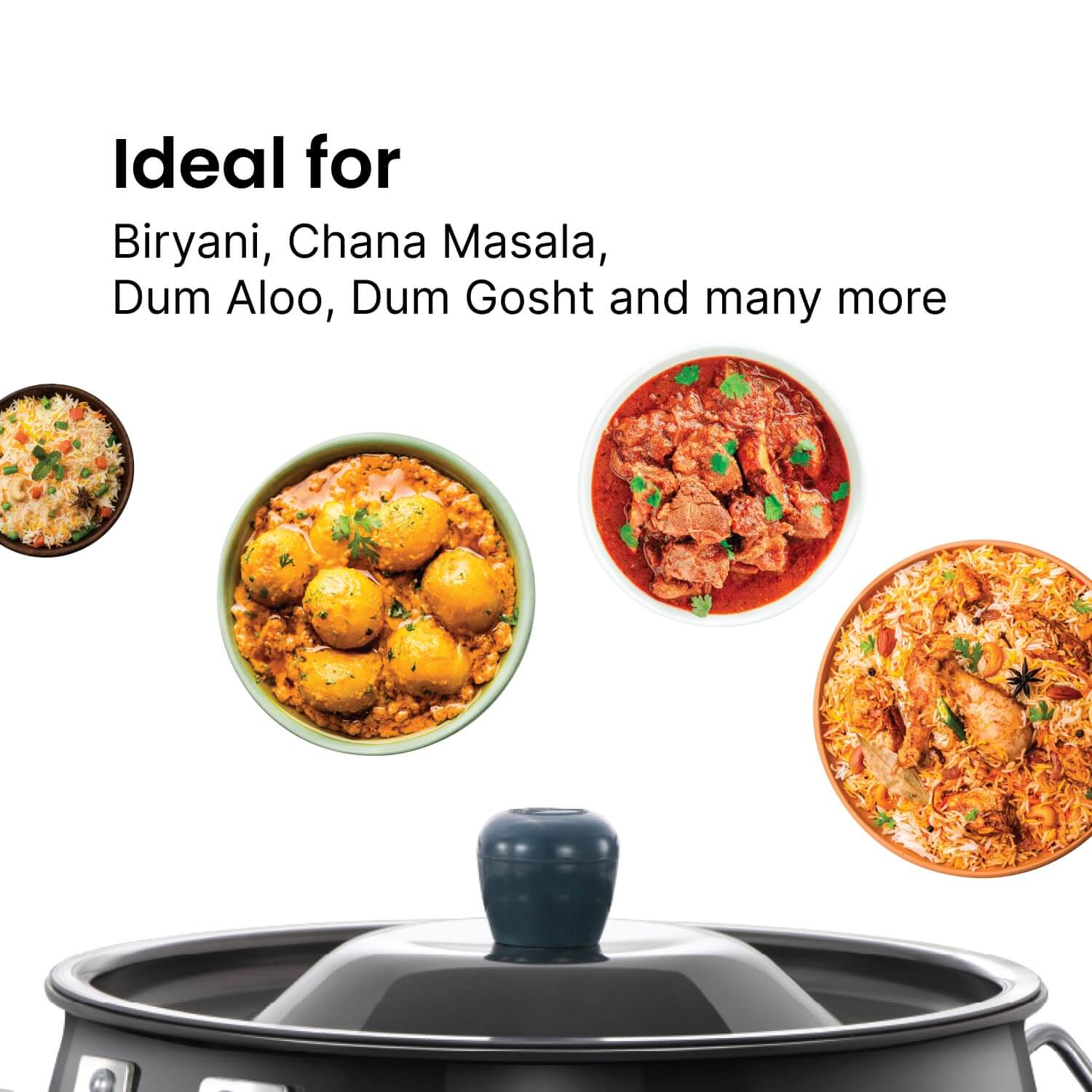 Hawkins BigBoy 8L handi for authentic dum biryani preparations