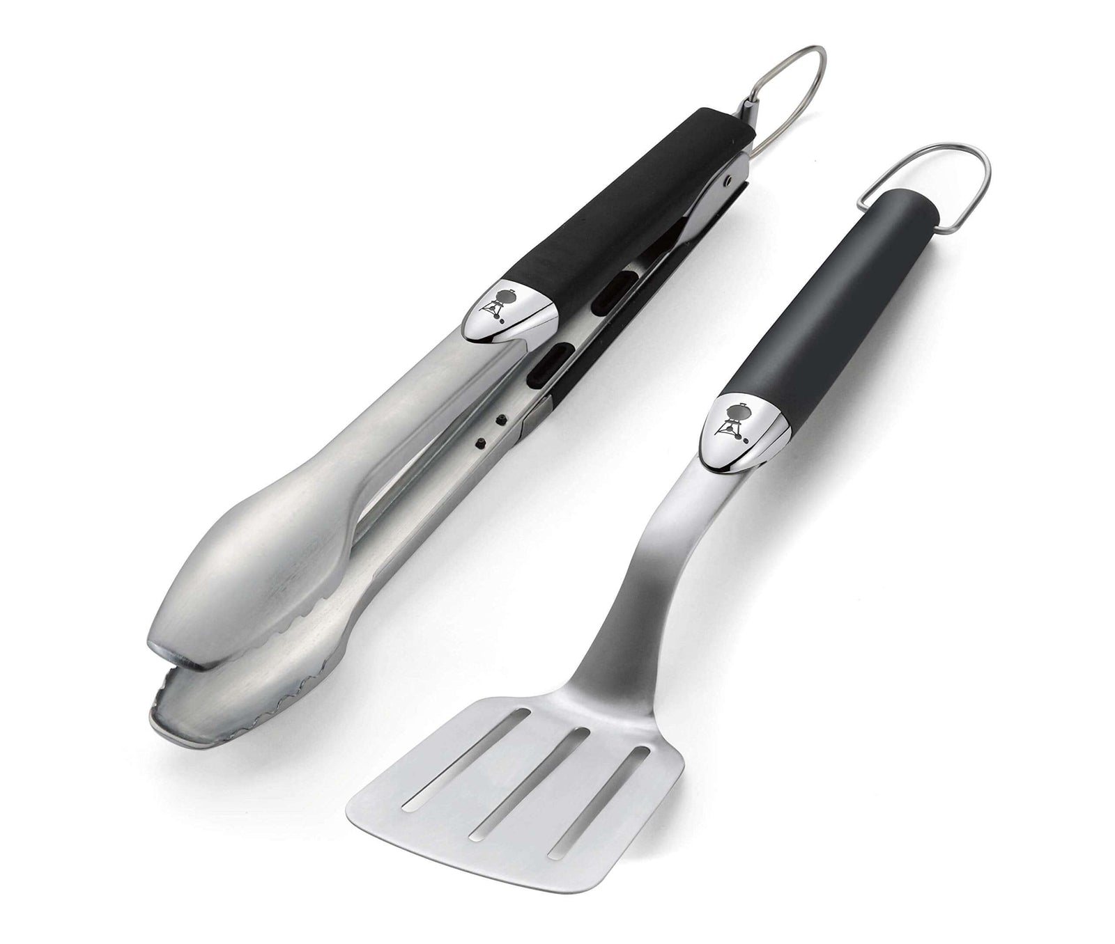 Weber Barbecue Tools 2 Piece Set – Stainless Steel Tongs & Spatula