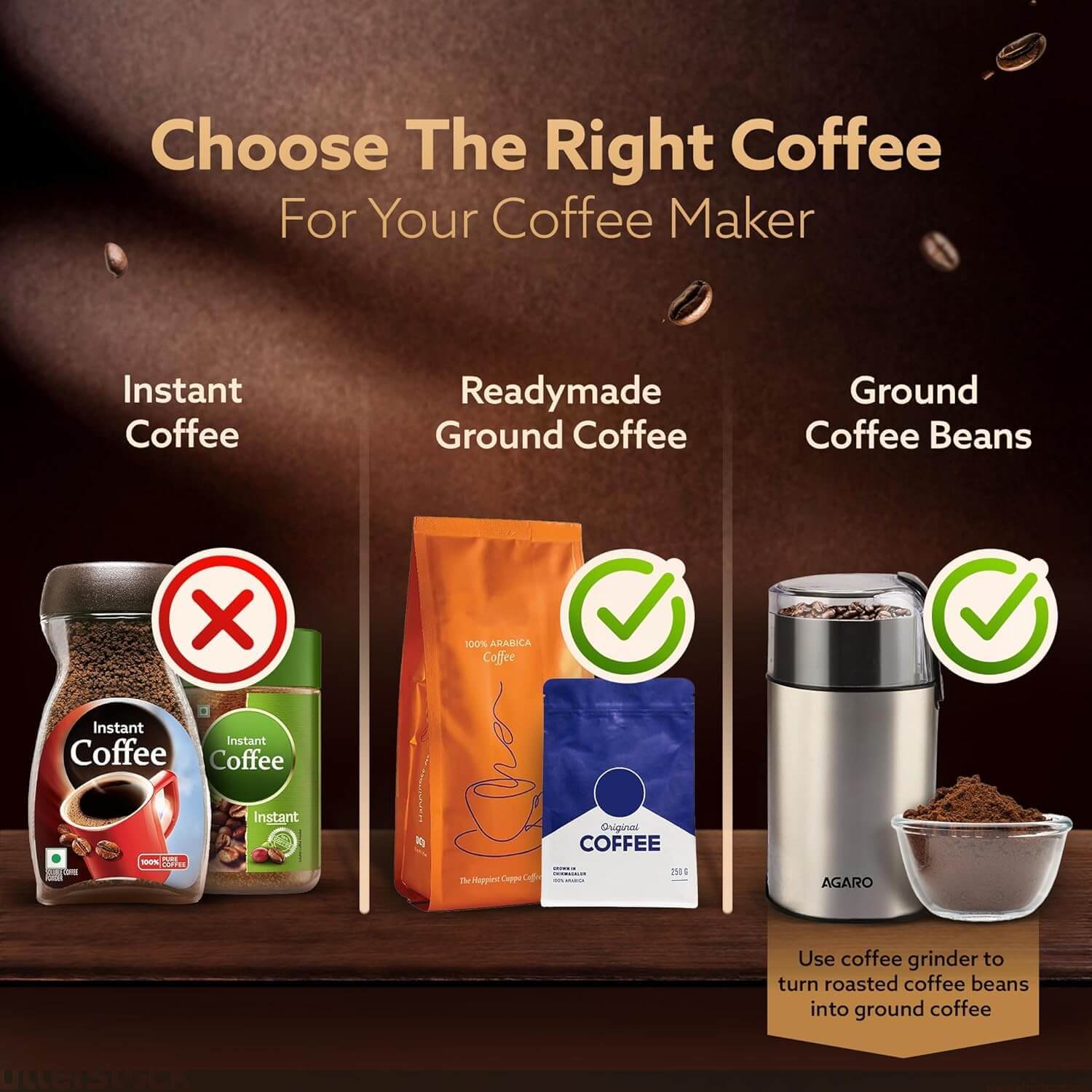 AGARO Imperial Espresso Coffee Maker