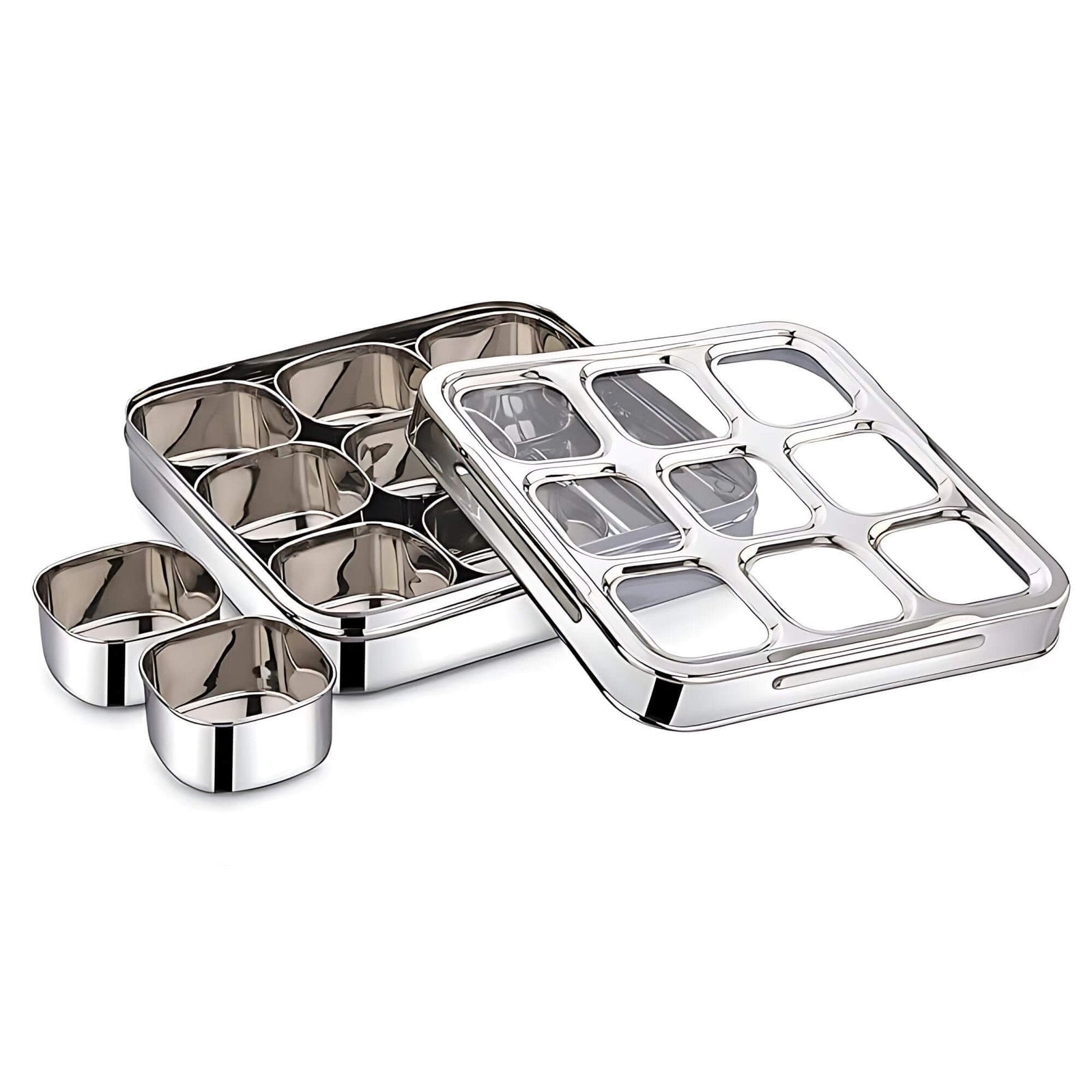 Kitchen organization solution with removable compartment containers