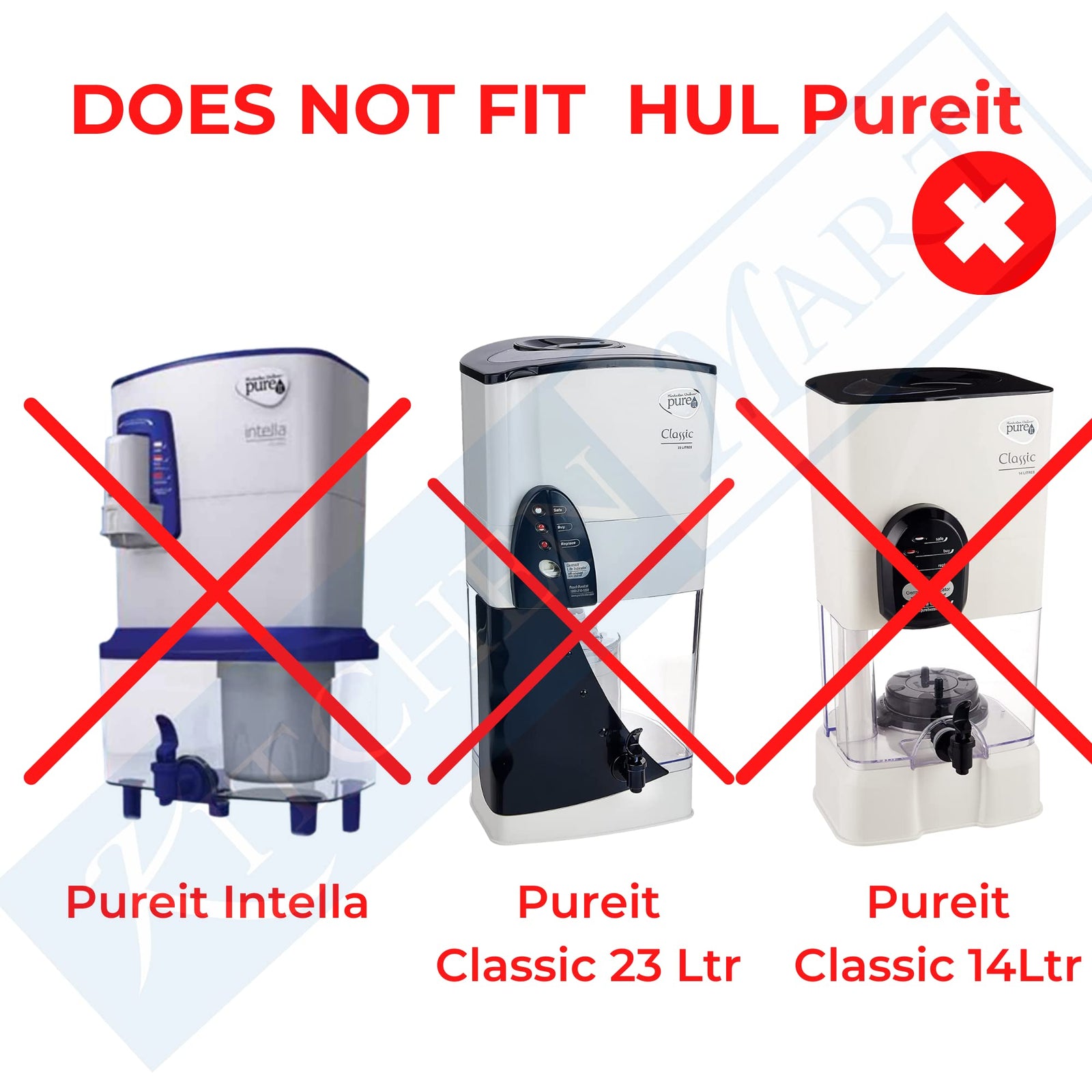KITCHEN MART Micro Fibre Mesh for Pureit Advanced 14 Ltrs & 23 Ltrs only