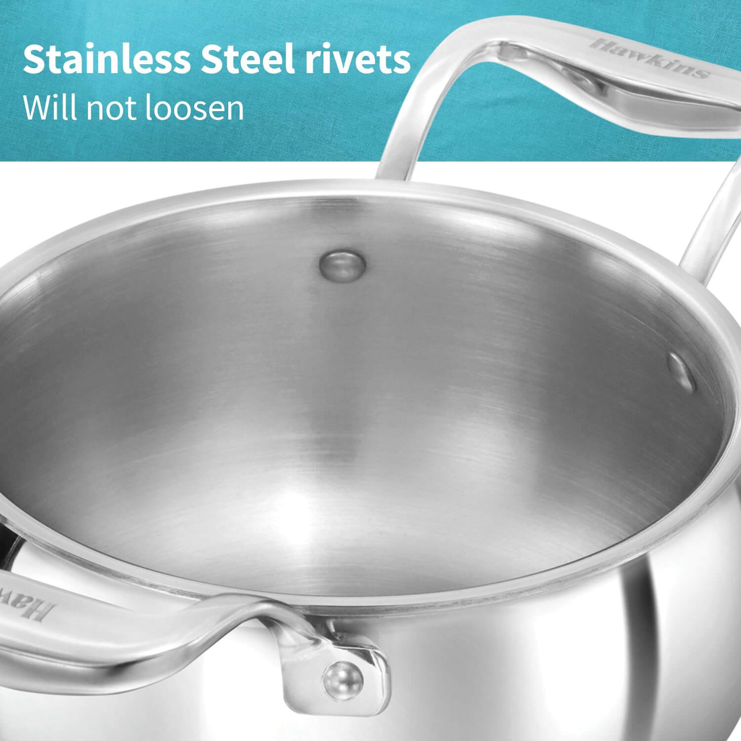 Hawkins triply handi with lid perfect for biryani and curry preparation