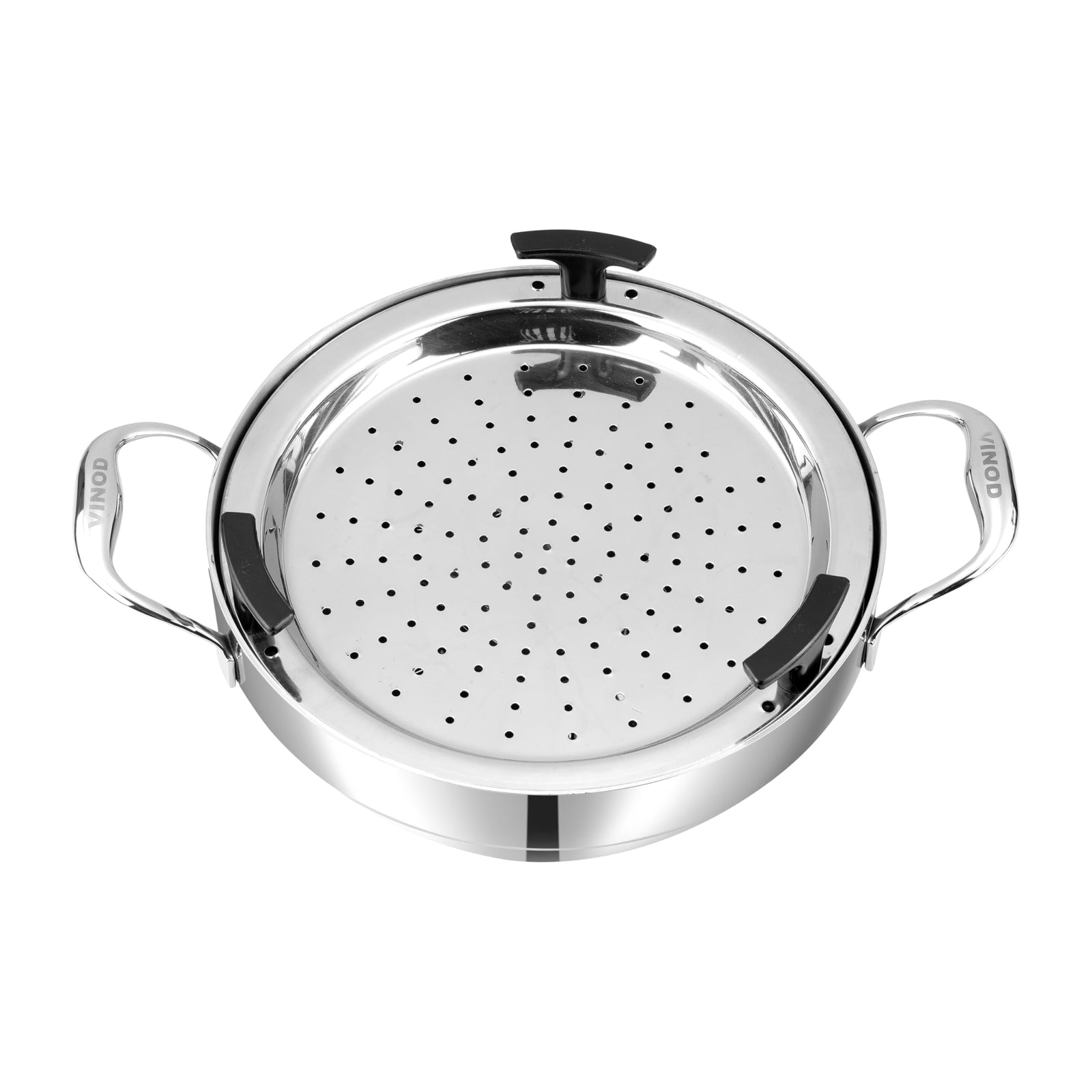 Vinod Platinum triply steel steamer for momos modak idli and dhokla