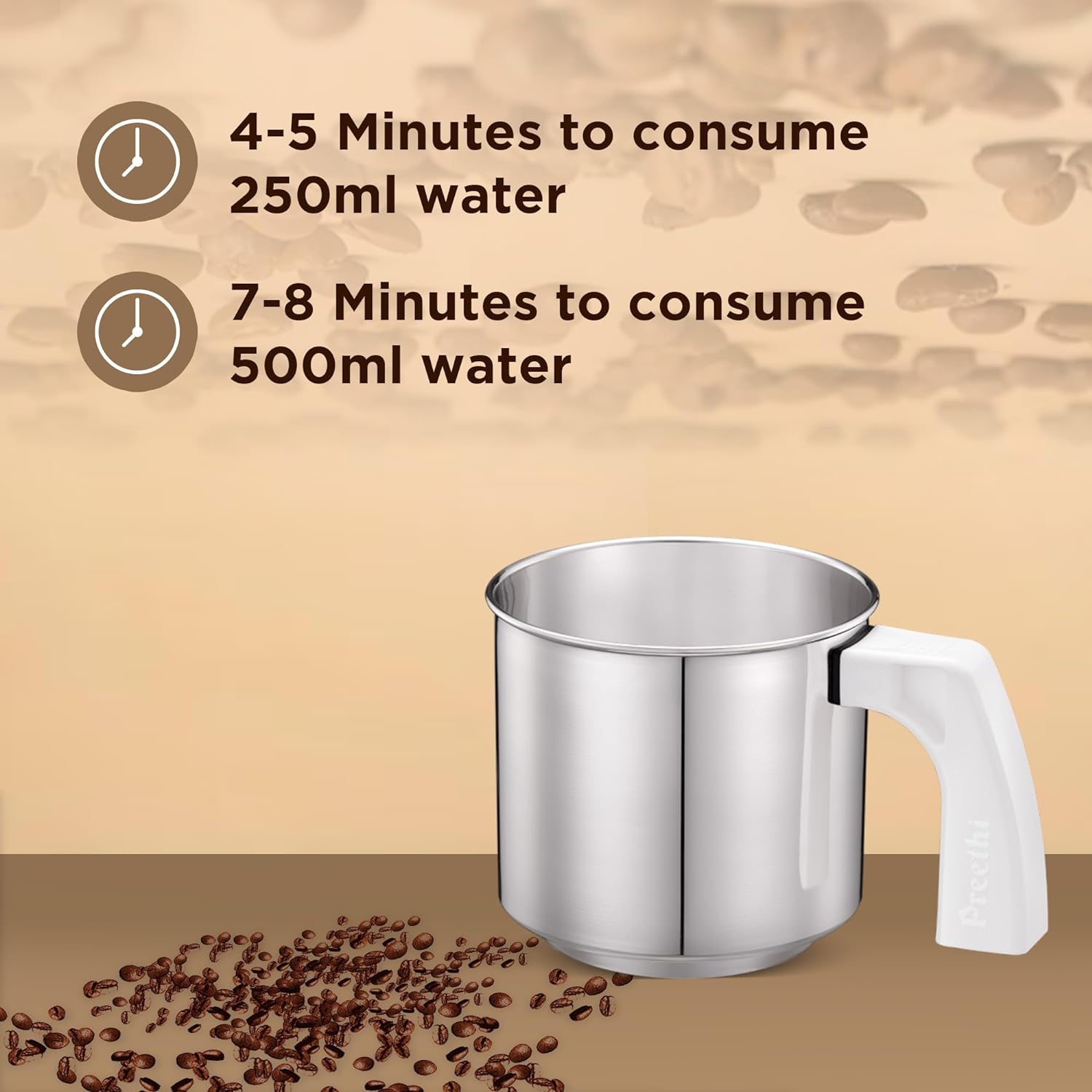 Preethi coffee maker CM208 commee maker jug image only