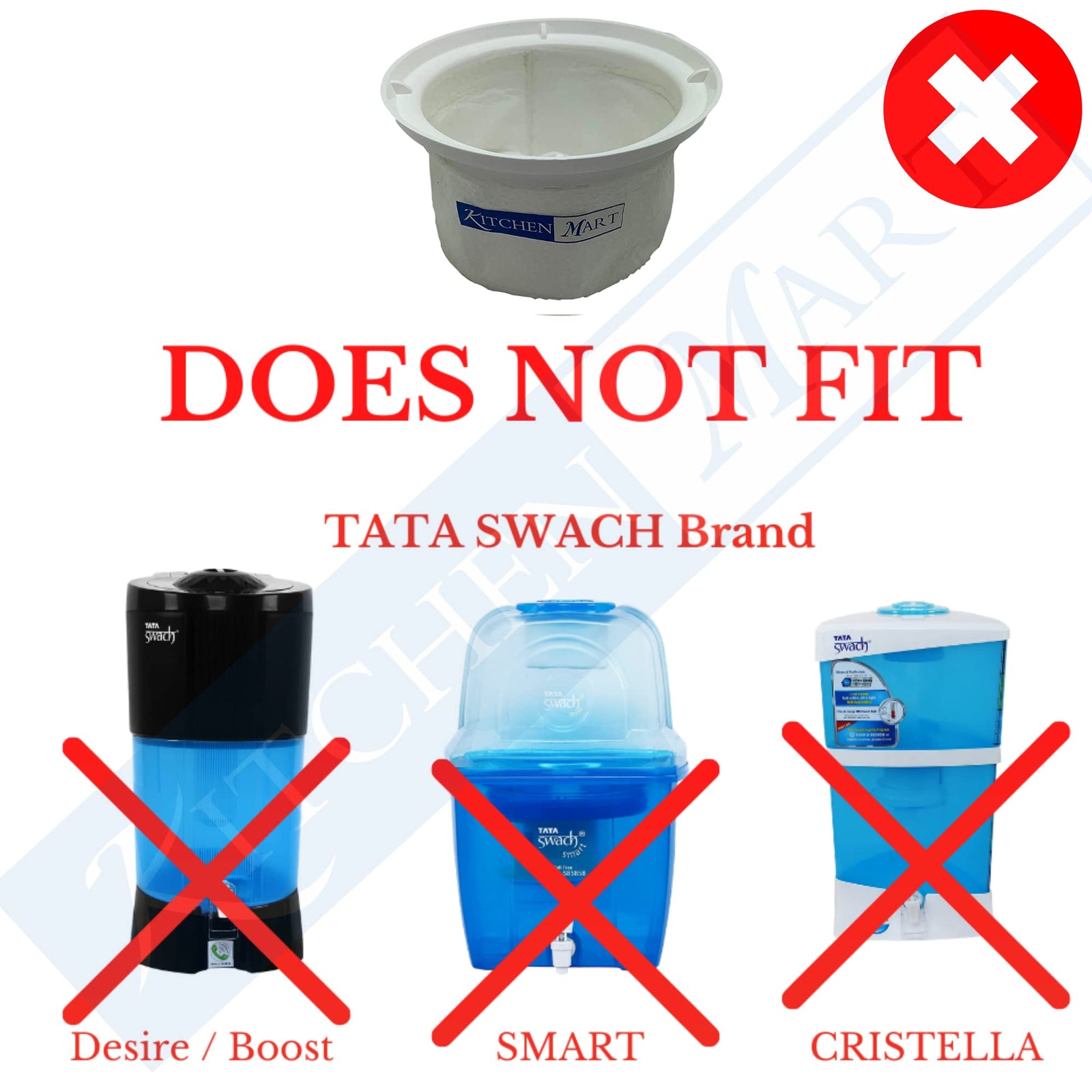 KITCHEN MART Micro Fibre Mesh for Pureit Advanced 14 Ltrs & 23 Ltrs only