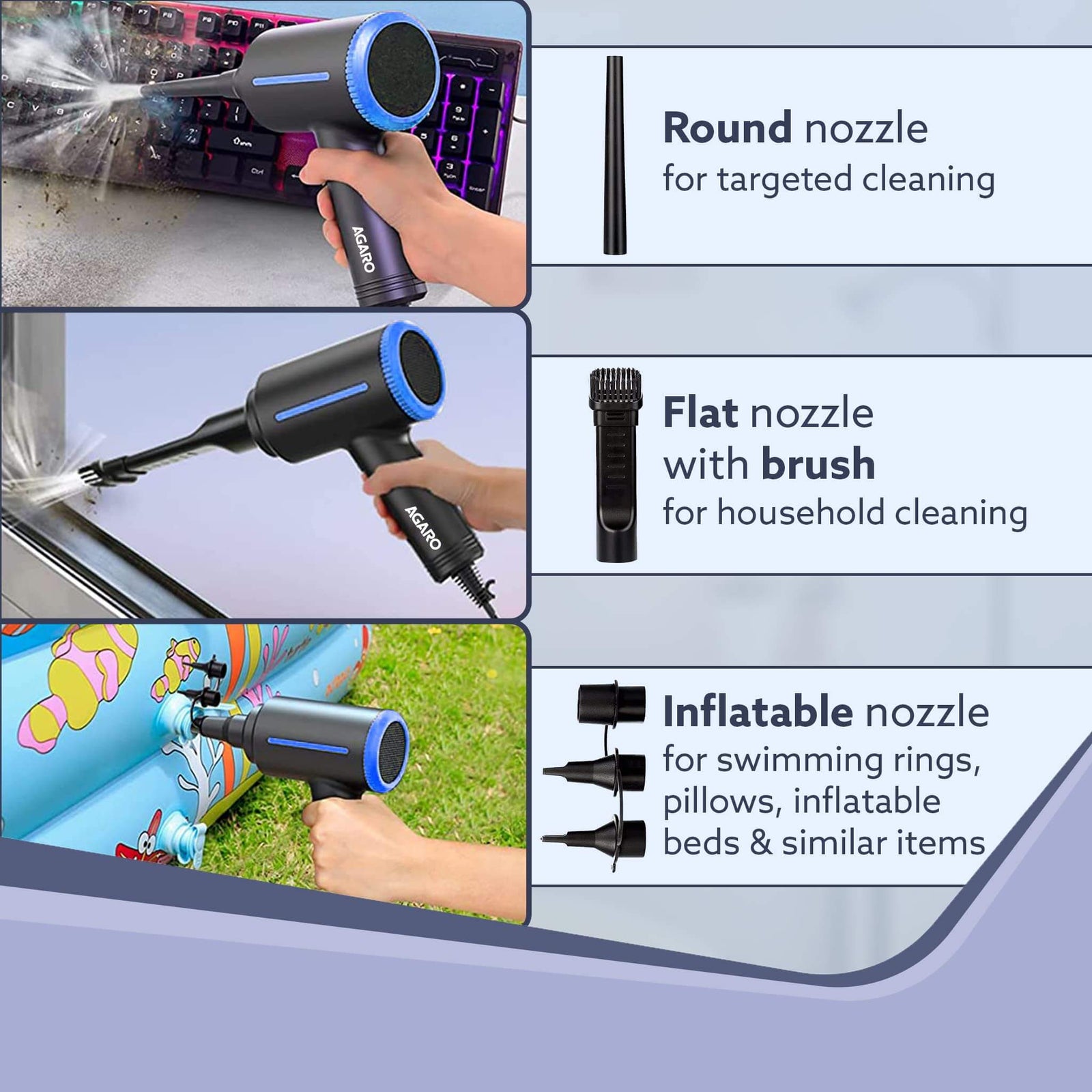 AGARO Air Duster Cleaning Laptop