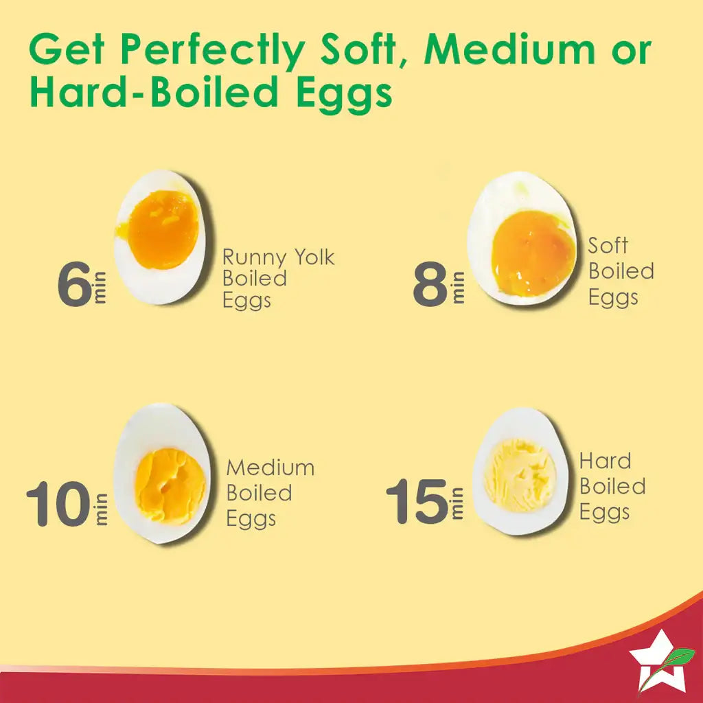 Multi-functional egg boiler with steaming bowl and cool-touch handles