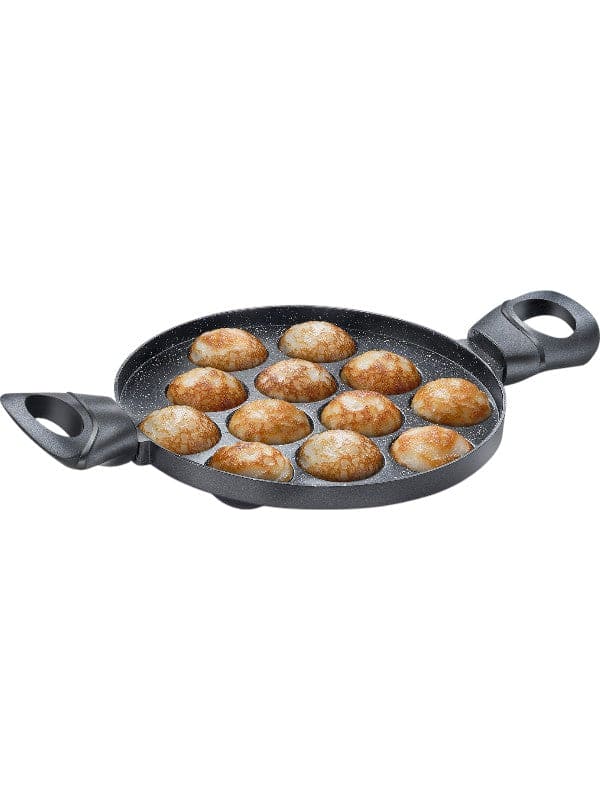 Induction compatible traditional appam maker with non-stick coating