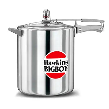 Hawkins Bigboy Aluminum Pressure Cooker - Durable, Large Capacity for Restaurants and Catering