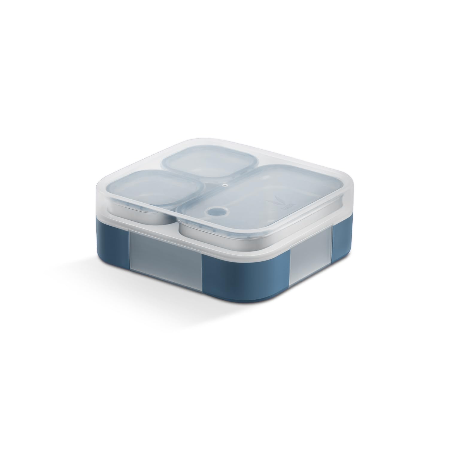 VAYA TYDBYT Stainless Steel Bento Lunch Box with 3 Leakproof Compartments – Perfect for Kids, Office & School