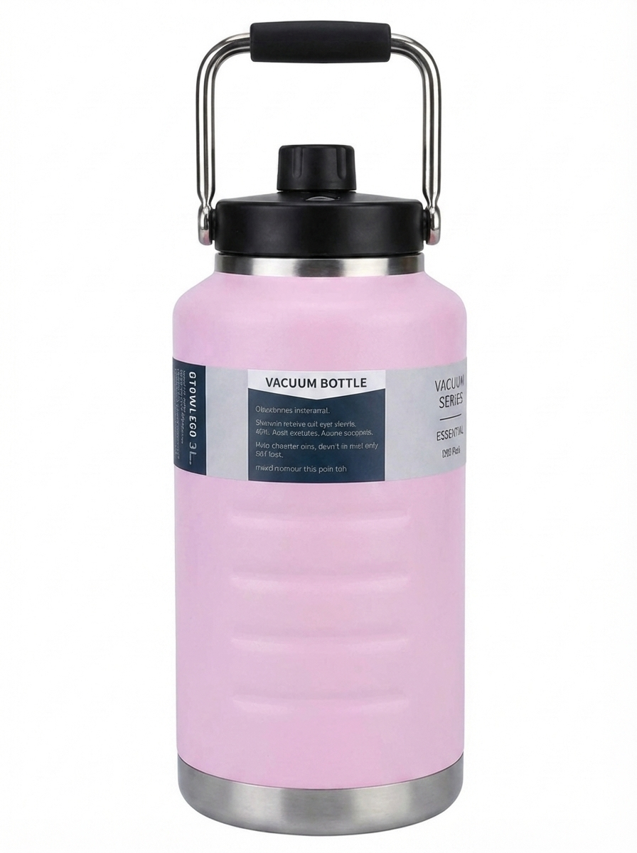Kitchen Mart Insulated Stainless Steel Vacuum Water Bottle 2100ml | Double Wall 18/8 Steel | Hot 12 Hrs & Cold 12 Hrs | MagCap Dock Lid | BPA Free | Outdoor Ice Bucket Jug for Travel, Gym, Office & Home