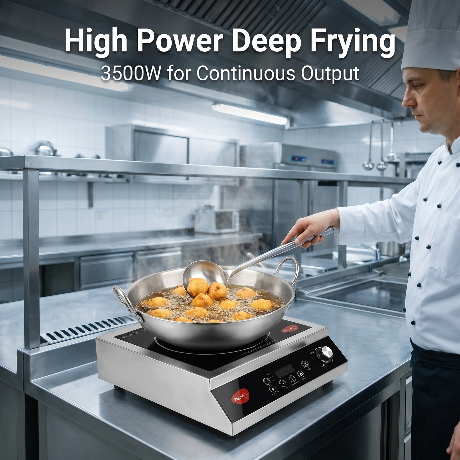 Pigeon Egnite 3500W Heavy Duty Commercial Infrared Cooktop