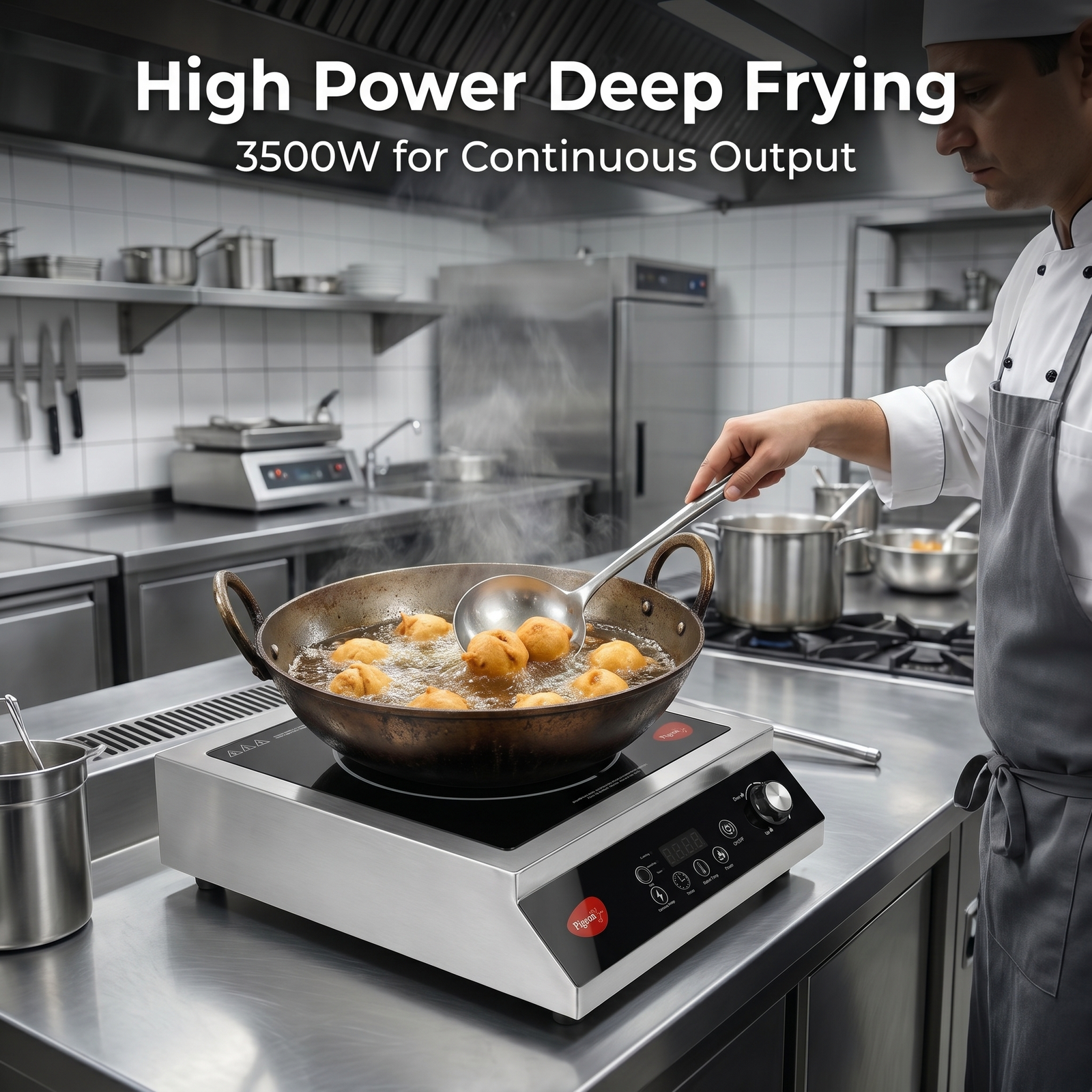 Pigeon Egnite 3500W Heavy Duty Commercial Infrared Cooktop