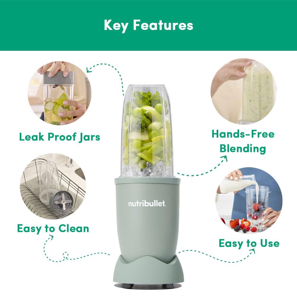NutriBullet PRO 900W Smoothie Maker with Wet & Dry Blades