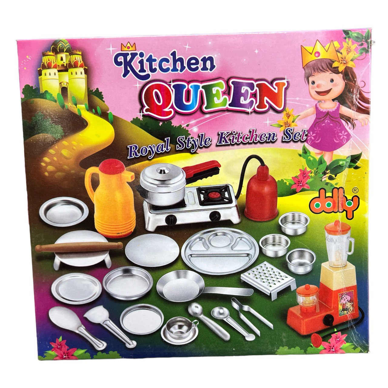 Kids Deluxe Miniature Kitchen Playset - Kitchen Queen