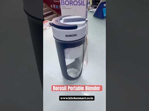 Borosil NutriSip Portable Blender 40W | 340ml USB Rechargeable Mini Blender