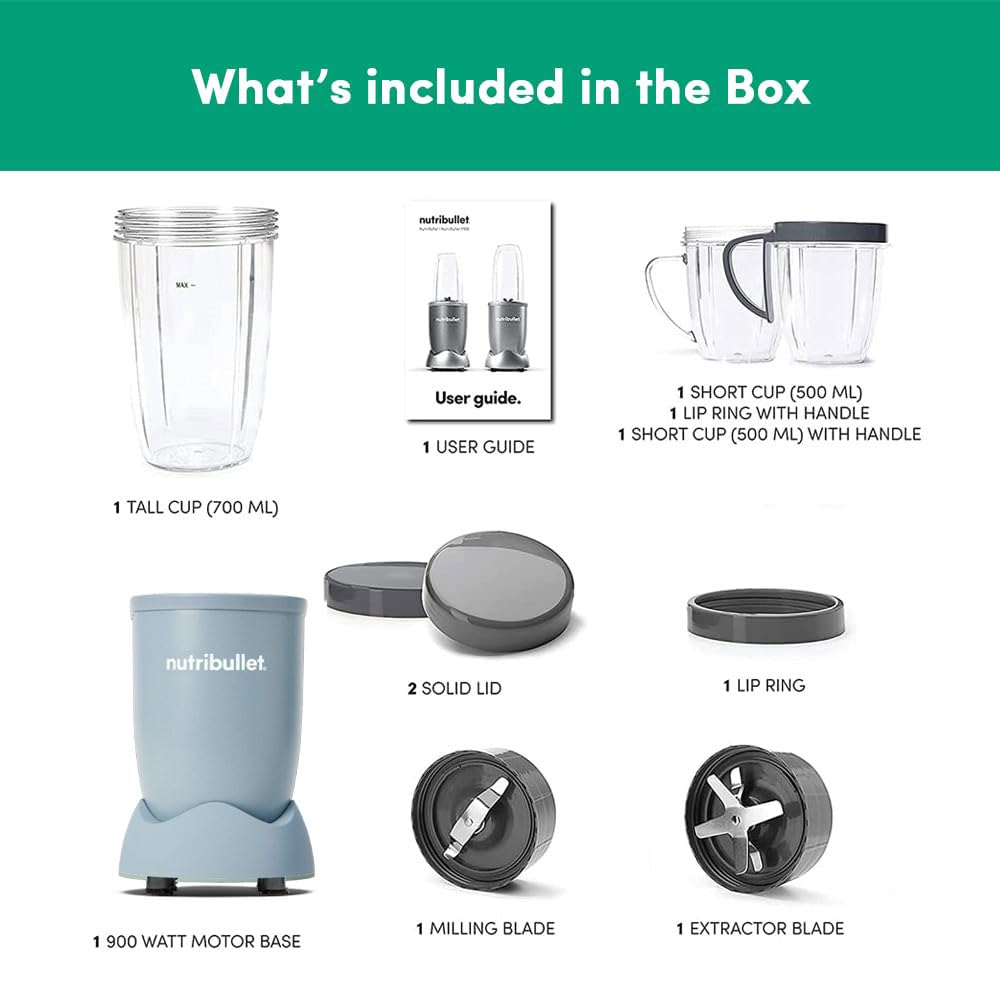 NutriBullet PRO 900W Smoothie Maker with Wet & Dry Blades