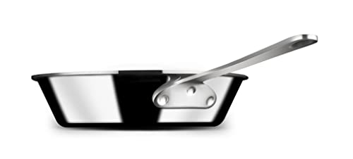 Stahl Triply Stainless Steel Mini Fry Pan Without Lid | Induction Base Stainless Steel Pan | Dia 12 cm, 240 ML