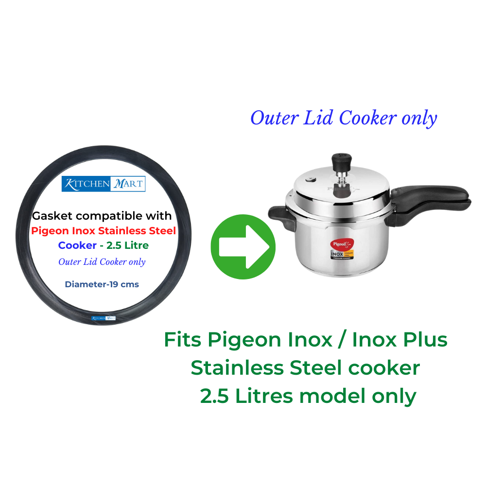 Pigeon Gasket for Inox / Inox Plus Stainless Steel Pressure cooker (Outer Lid)