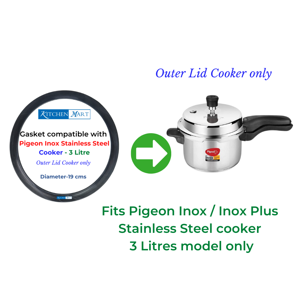 Pigeon Gasket for Inox / Inox Plus Stainless Steel Pressure cooker (Outer Lid)