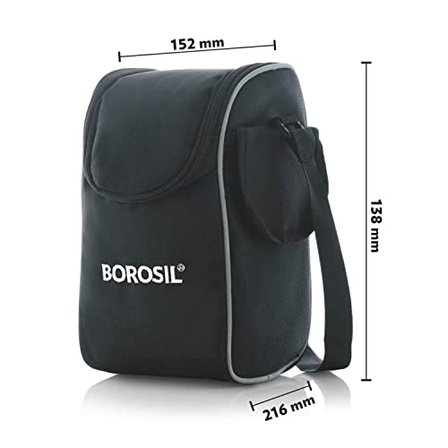 Borosil - Hot-N-Fresh Stainless Steel Insulated Lunch Box, 2 container