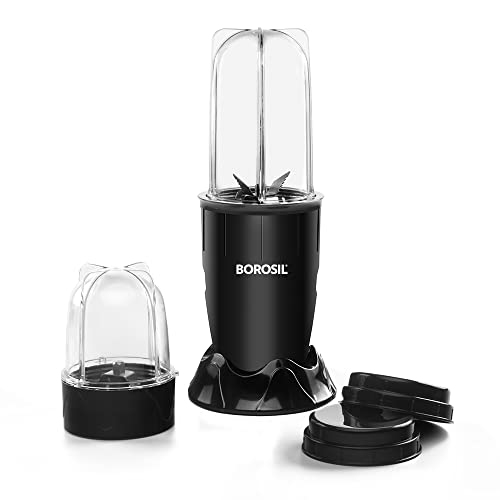 Borosil NutriFresh PB31 Portable Mini-Blender & Grinder, 400 Watts