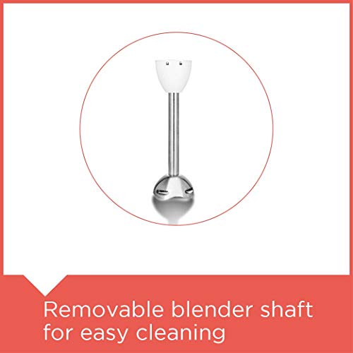 BLACK+DECKER BXBL6002IN Hand Blender with Chopper, Whisk, Cup and Wall Rack 600W