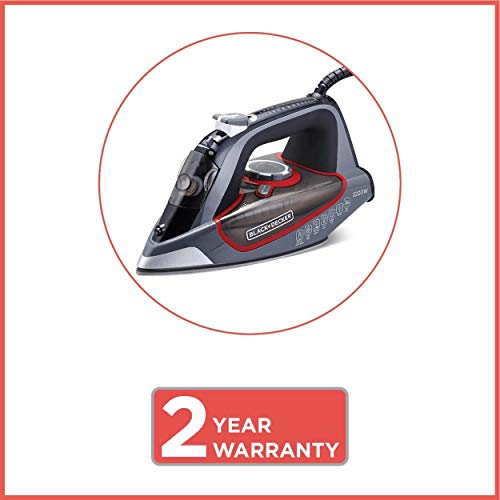 Black + Decker BD BXIR2202IN 2200-Watt Steam Iron (Grey)