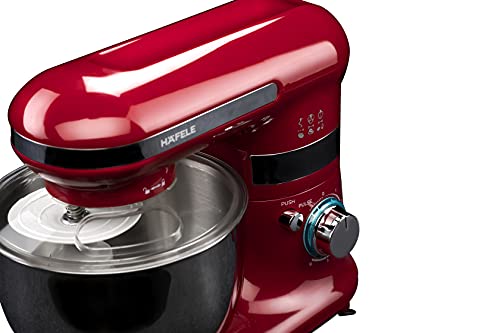 Hafele Glam line Pro, 800W Power Mixer with Mixing Attachments, Red