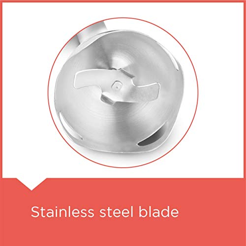 BLACK+DECKER BXBL6002IN Hand Blender with Chopper, Whisk, Cup and Wall Rack 600W