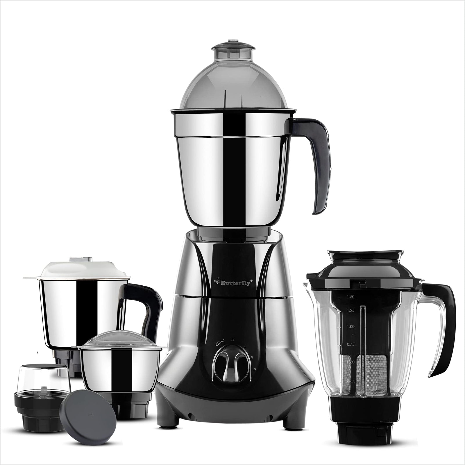 Butterfly Jet Elite Plus Mixer Grinder, 750W, 5 Jars
