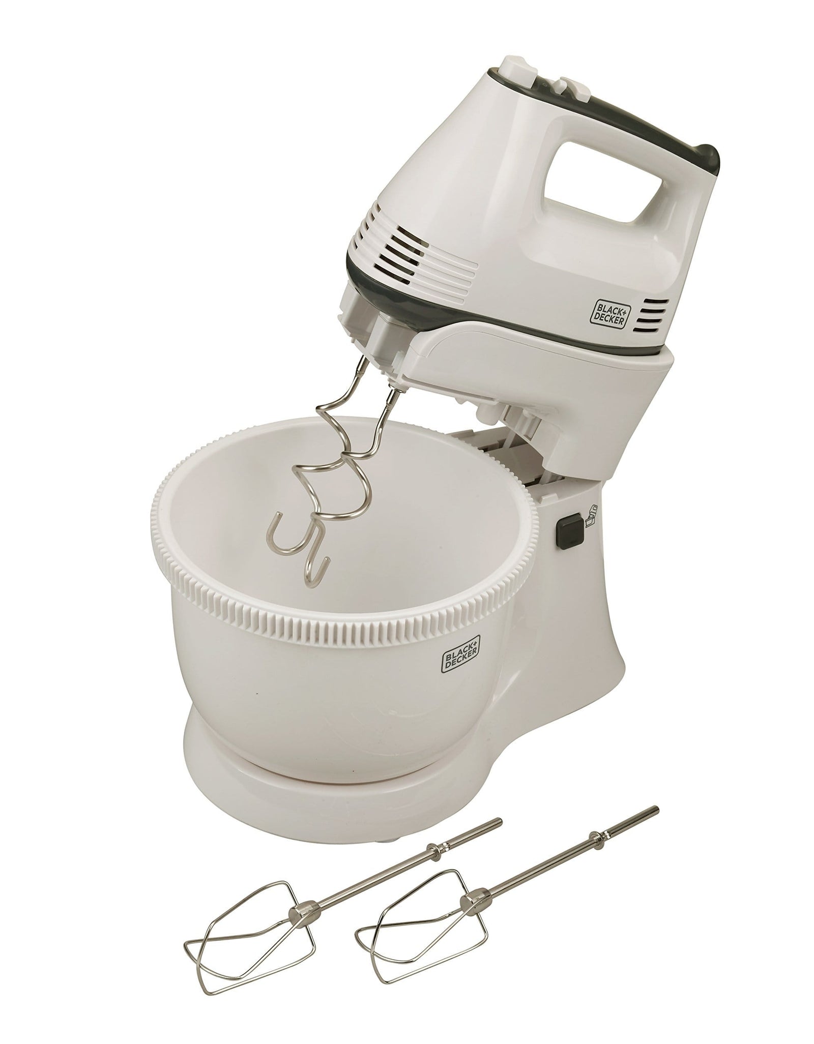 Black+Decker Hand Mixer 300 watt m 700,White 5035048634608
