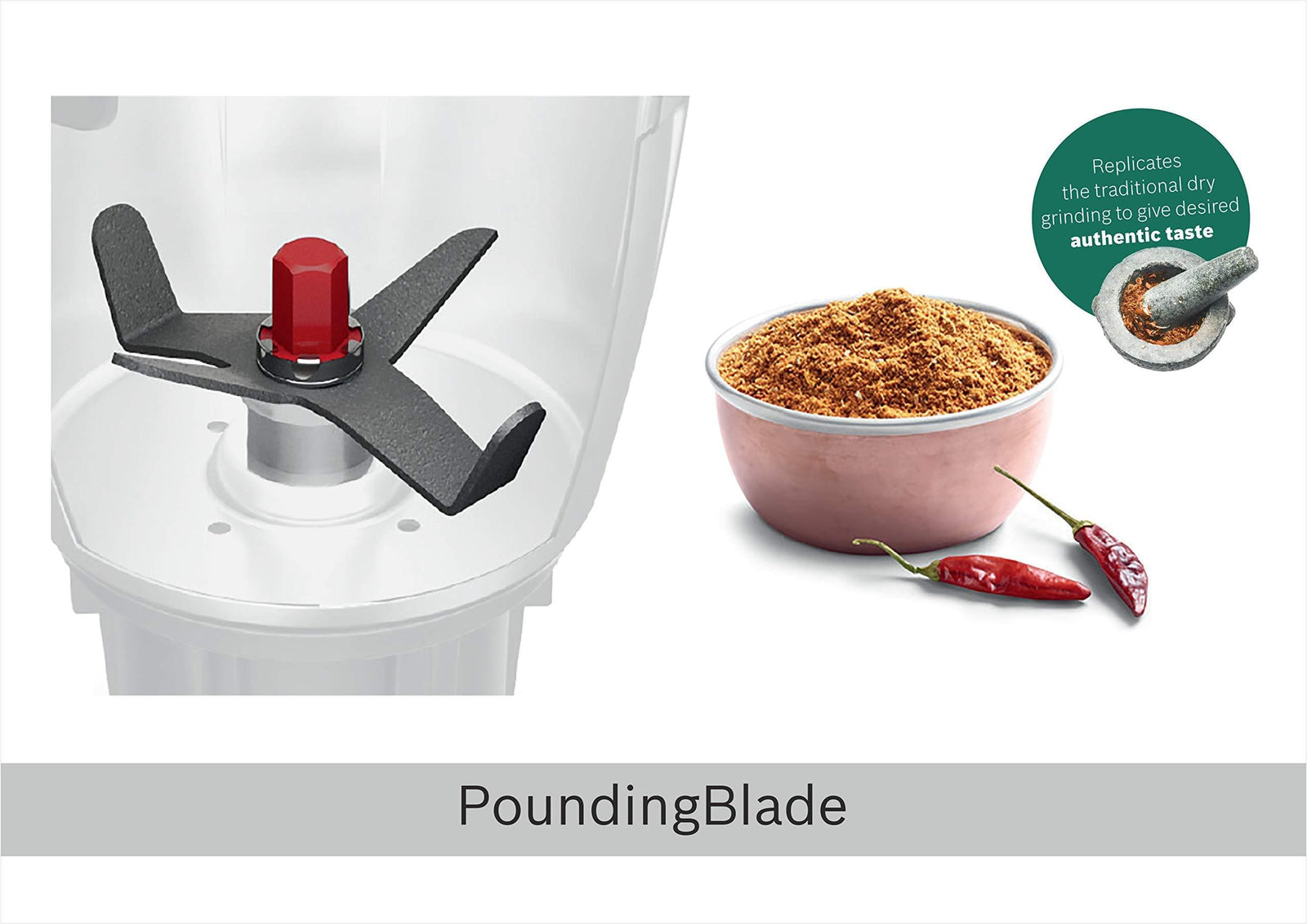 Bosch TrueMixx Bold 600-Watt Mixer Grinder with 3 Jars (Black) - KITCHEN MART