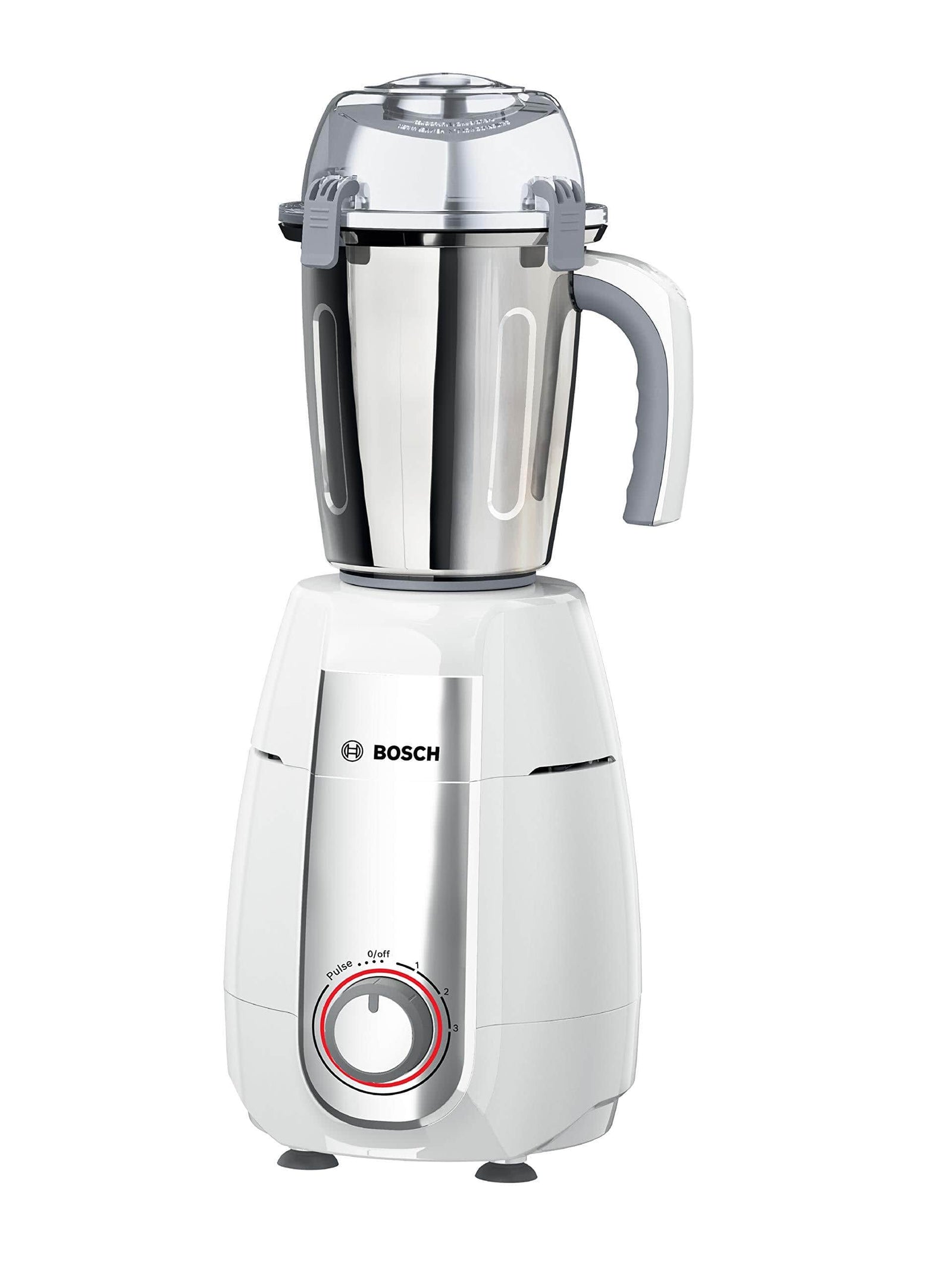 Bosch TrueMixx Style Mixer Grinder 750 Watts - MGM6642WIN, White - KITCHEN MART