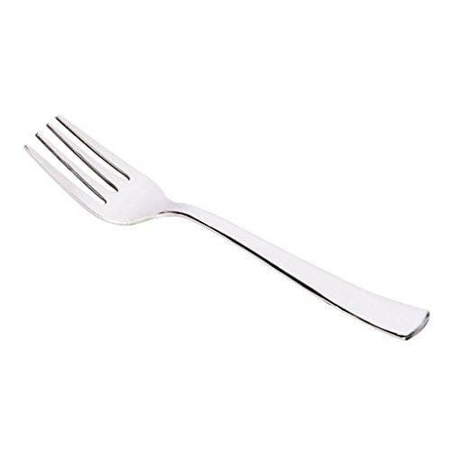 Classic by Embassy Baby Fork, Set of 12, Stainless Steel, 15.5 cm (Impress, 14 Gauge) - KITCHEN MART