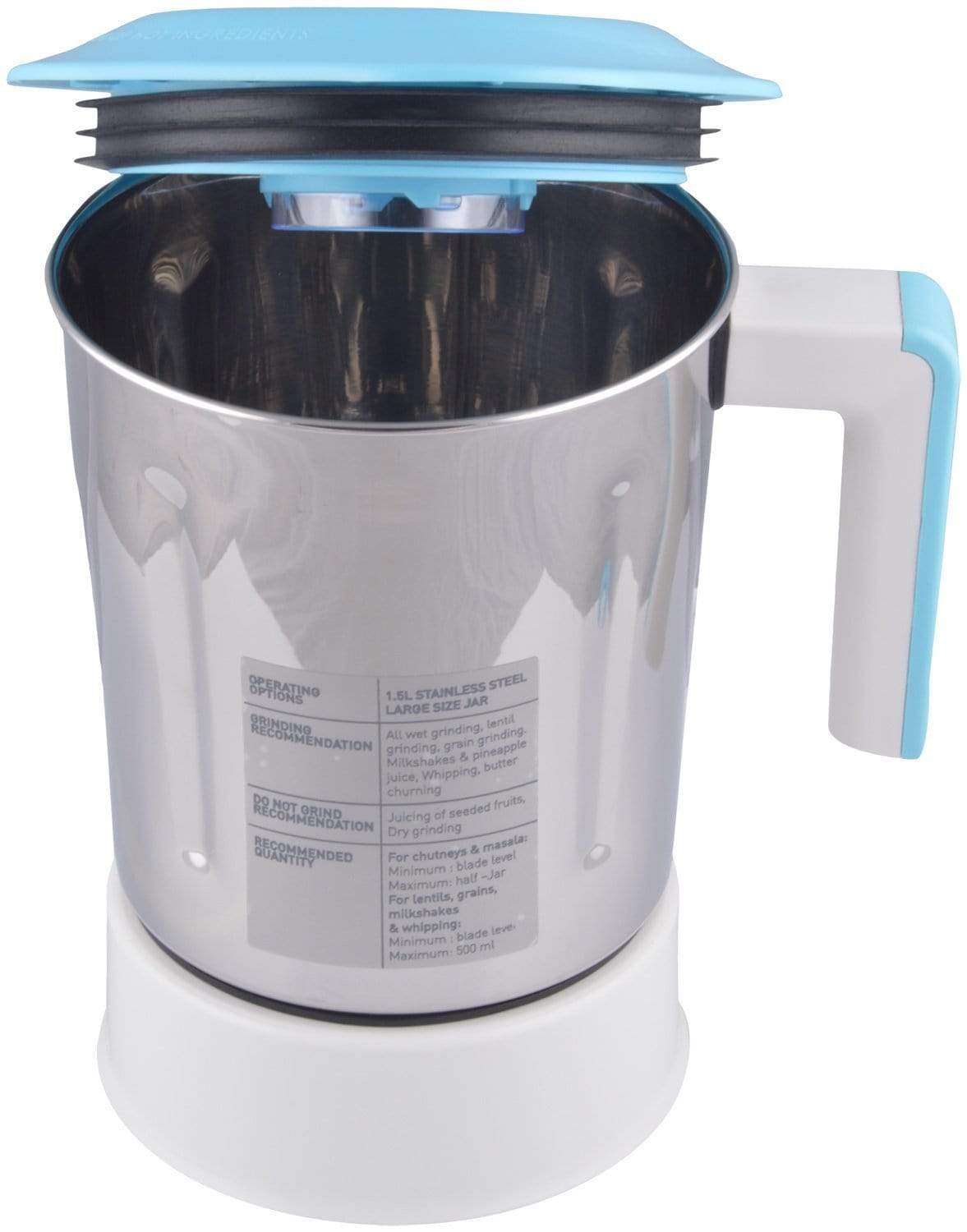 Elgi Ultra Vario+  750-Watt Mixer Grinder (Pastel Blue) - KITCHEN MART