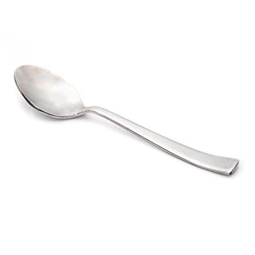 Embassy (Classic by Embassy) 30-Pieces Cutlery Set - 6 Tea Spoons, 6 Tea Forks, 6 Baby Spoons, 6 Baby Forks & 6 Dessert Knives (Impress, 14 Gauge, Stainless Steel) - KITCHEN MART