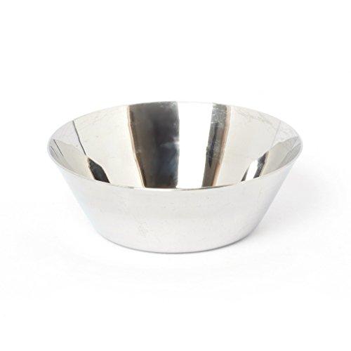Embassy Pyramid Vati / Curry Bowl, Size 5.5, 225 ml, 10.9 cms (Pack of 6, Stainless Steel) - KITCHEN MART
