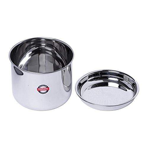 Embassy Stainless Steel Deep Cooker Pot, Suitable For 3 Liters Prestige Outer-Lid Pressure Cooker - KITCHEN MART