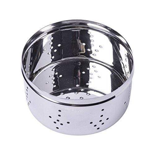 Embassy Stainless Steel Hole Puri Box/Container, Size 7, 550 ml, Pack of 1 - KITCHEN MART