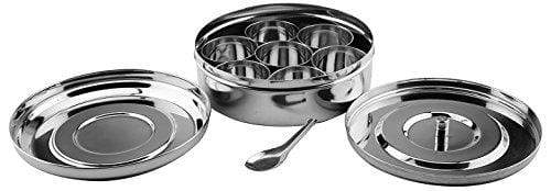 Embassy Stainless Steel Masala / Spice Box, 800 ml; Size 10 - KITCHEN MART